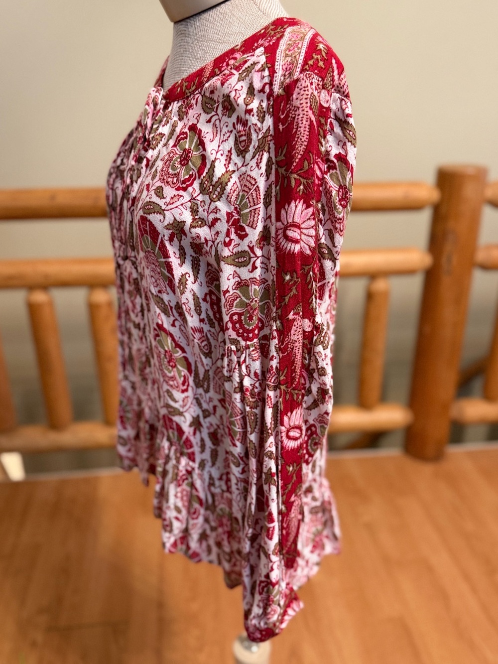 Lucky Brand Boho Floral Blouse | Size Small - Picture 4 of 7